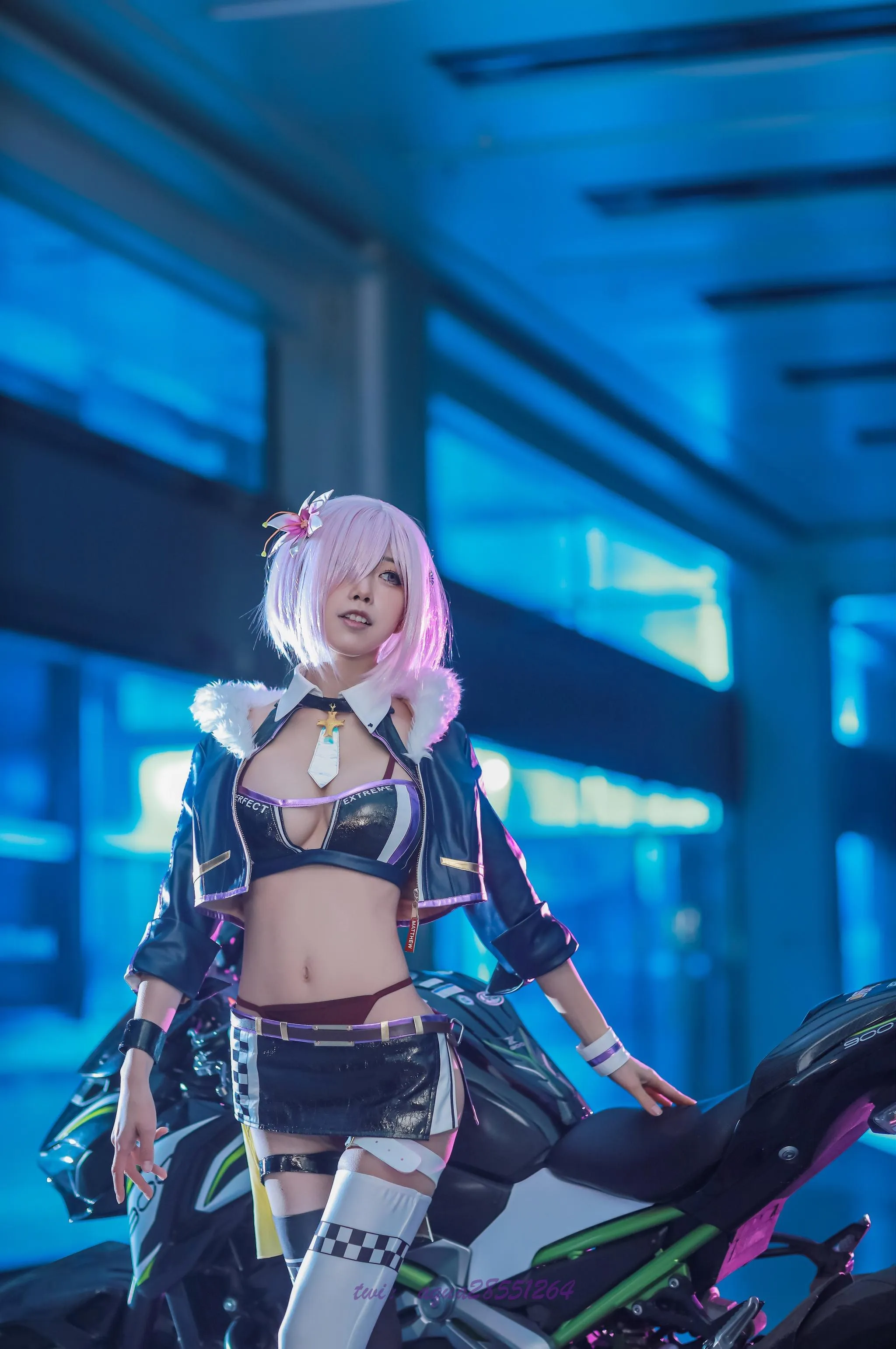 水淼Aqua – NO.97 玛修-同人机车装 [38P]插图7